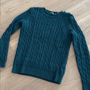 Lauren Ralph Lauren Cable Knit Crewneck Sweater